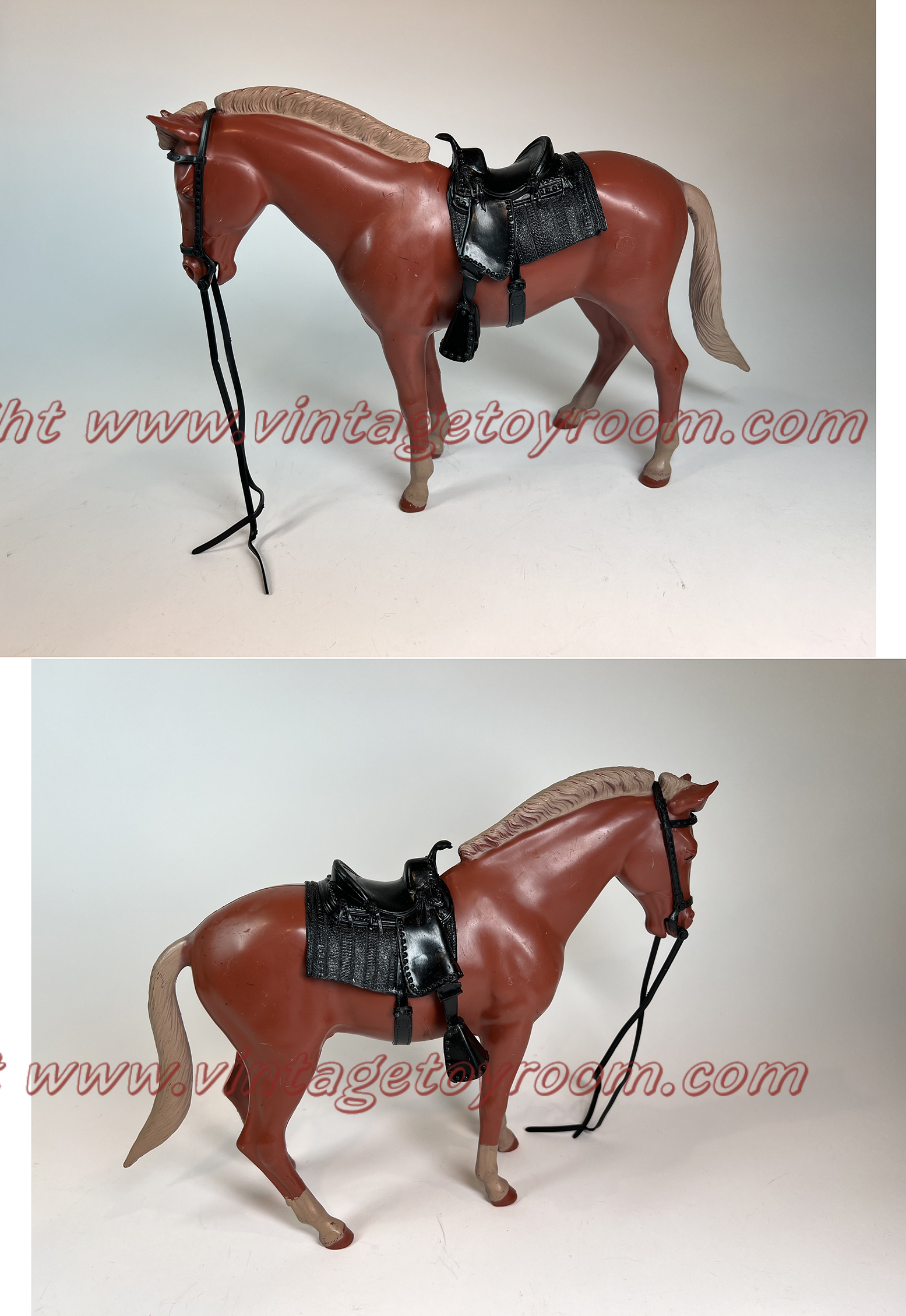 MARX Johnny West horse custom western hackamore bridle 